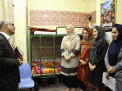گزارش تصویری هیات رئیسه دانشگاه از خوابگاه خواهران به مناسبت هفته خوابگاه